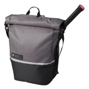 Morral Wilson roll top para practicar tenis color gris
