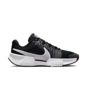 Tenis Nike M Zoom GP Challenge Pro Hc color negro con detalles en blanco y logo blanco