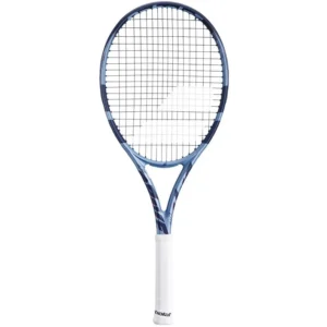 raqueta de tenis Babolat Pure Drive Lite color azul con detalles en negro y rojo, imagen completa