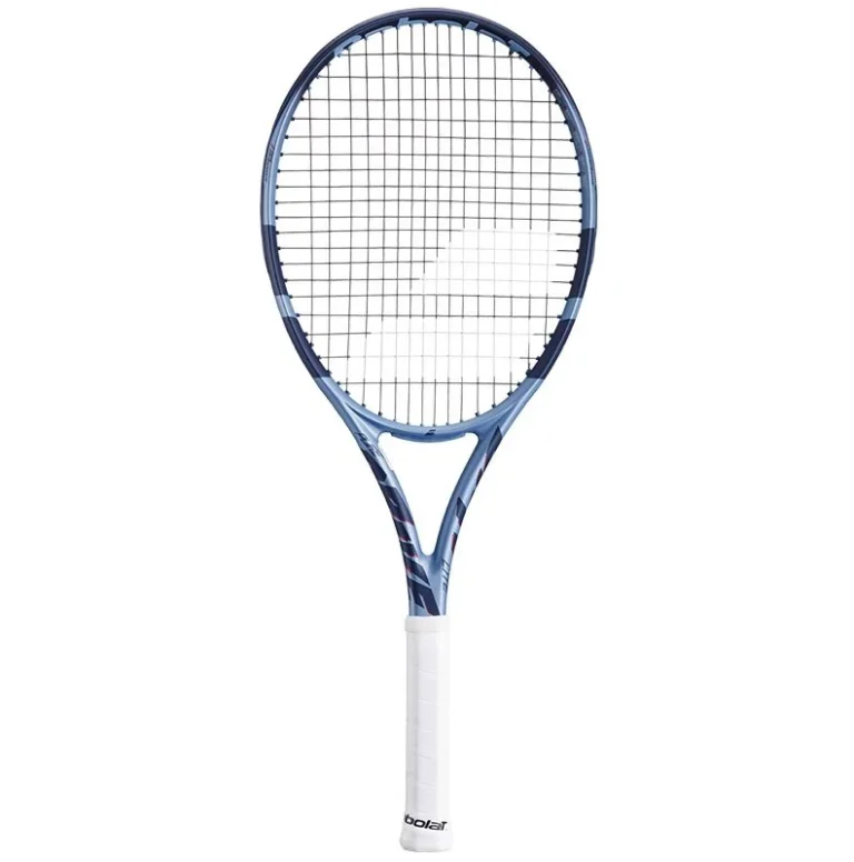 raqueta de tenis Babolat Pure Drive Lite color azul con detalles en negro y rojo, imagen completa