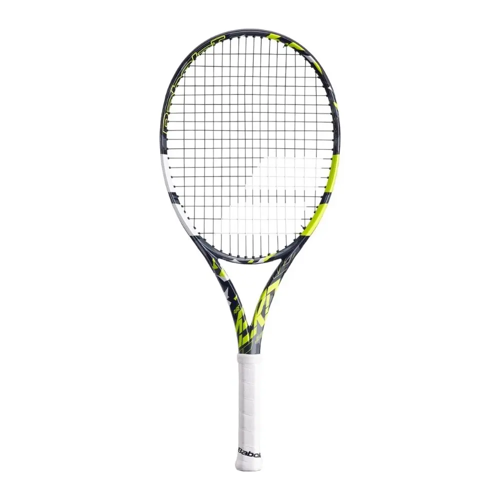 raqueta de tenis para niños babolat pure aero junior 26 2023 color negro y amarillo